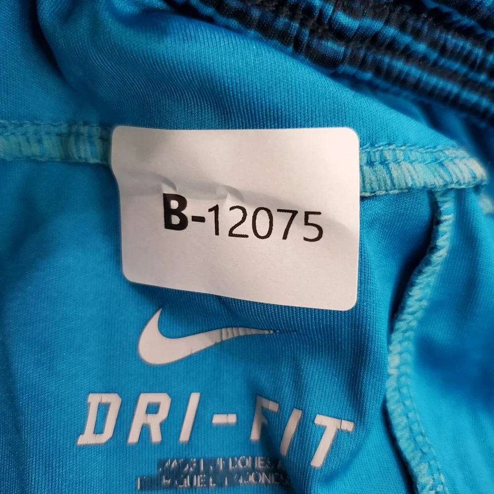 Nike Boys Activewear Shorts Small Blue Basketball Logo Gym Training‎